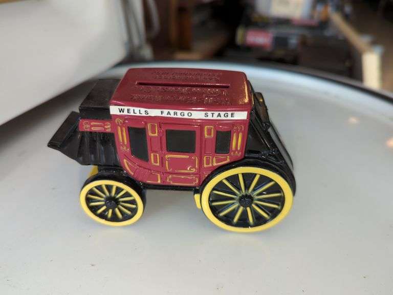 5" DIECAST WELLS FARGO COIN BANK Isabell Auction
