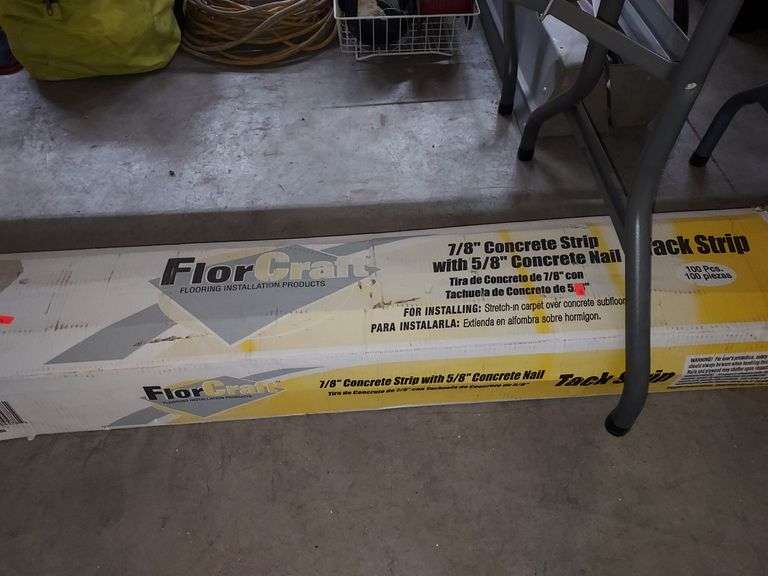FLOOR CRAFT CONCRETE TACK STRIP Isabell Auction
