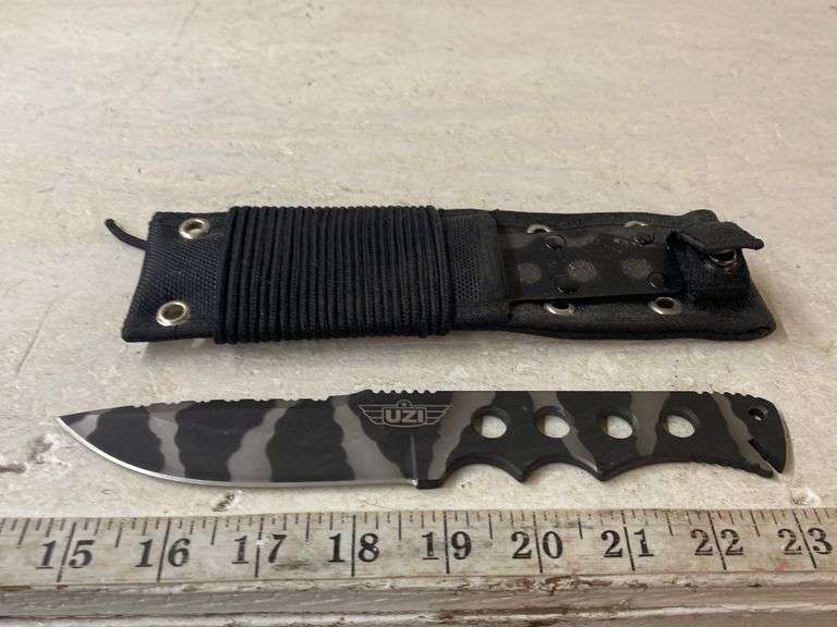 SINGLE BLADE KNIFE WITH SHEATH 4 INCH BLADE Isabell Auction