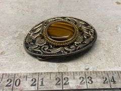 TIGER EYE BELT BUCKLE
