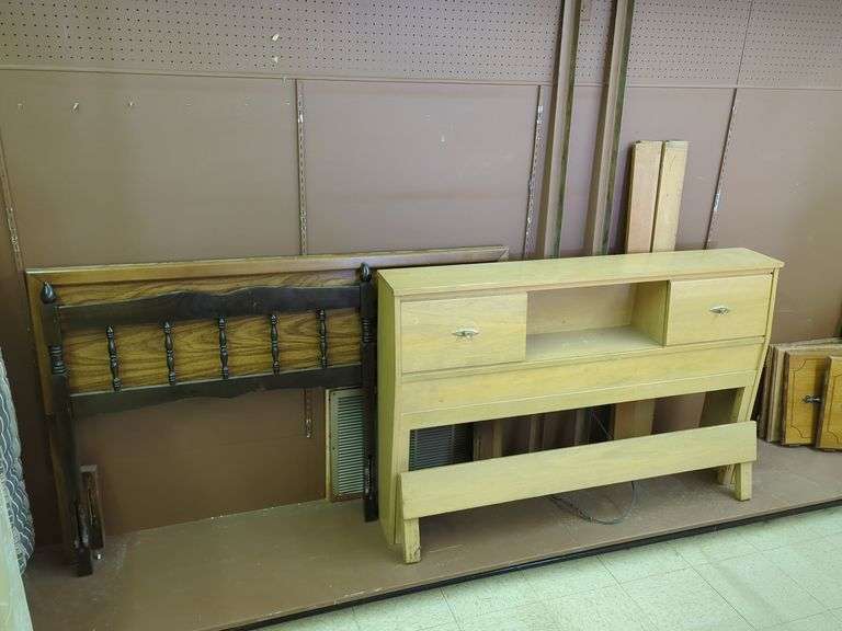 FULL SIZE BOOKCASE HEADBOARD/FOOTBOARD/RAILS, FULL SIZE PANEL HEADBOARD