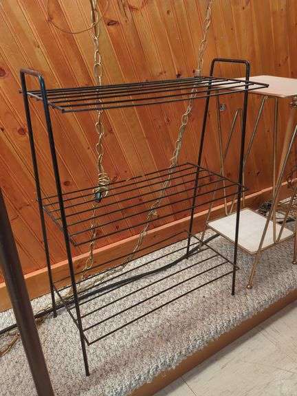 VINTAGE RETRO 3-TIER METAL STAND (27