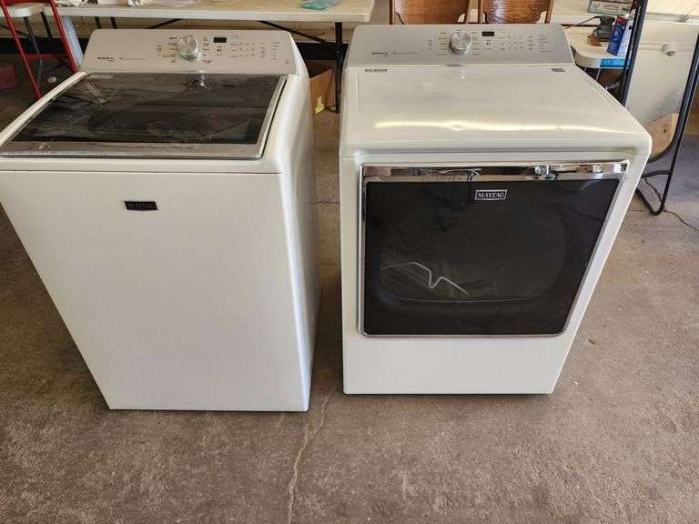 MAYTAG BRAVO XL WASHER & DRYER (BUYING 2X THE MONEY) Isabell Auction