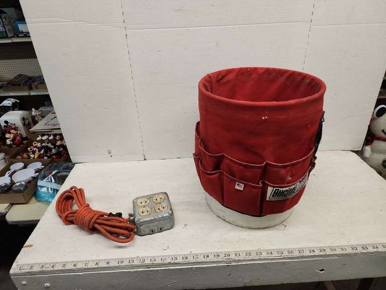 TOOL BUCKET & EXTENSION CORD Isabell Auction