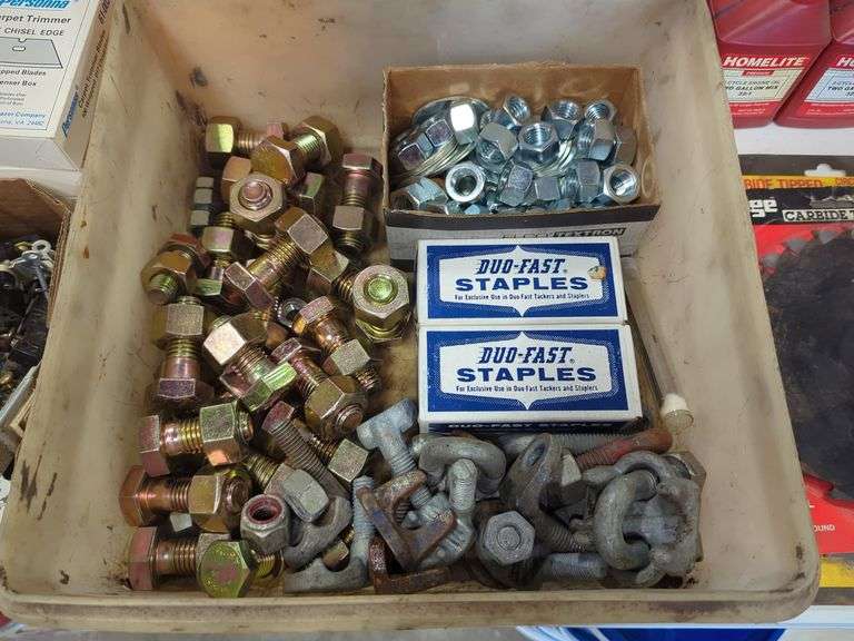 Grade 5 Bolts And Nuts Assortment Kit, Histely 540PCS 1/4-20, 5/16-18, 3/8-16 Heavy Duty Hex SAE Screws Nuts Washers Set, Yellow Zinc Plated, 15 Sizes Hardware Included For DIY Projects - View #8