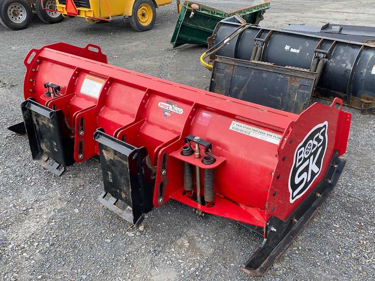 Boss Skid Steer 8’ Snow Pusher Jardine Auctioneers