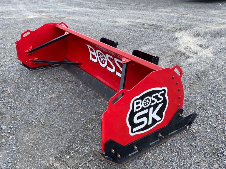 Boss Skid Steer 8’ Snow Pusher Jardine Auctioneers