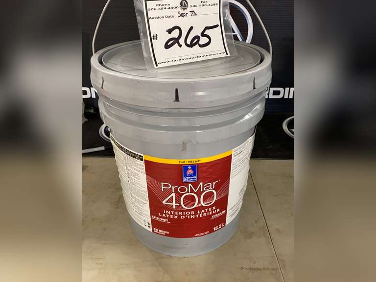 18.2 litre Pail of Sherwin Williams Interior Latex Paint Jardine