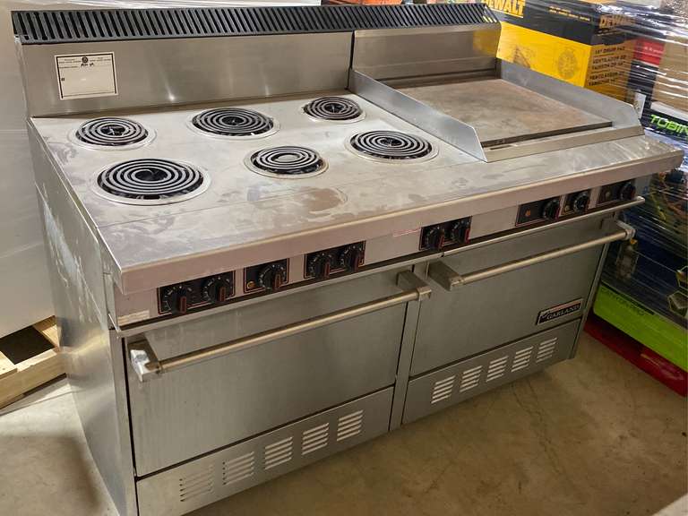 Garland 6 Burner Commercial Oven/Griddle Jardine Auctioneers