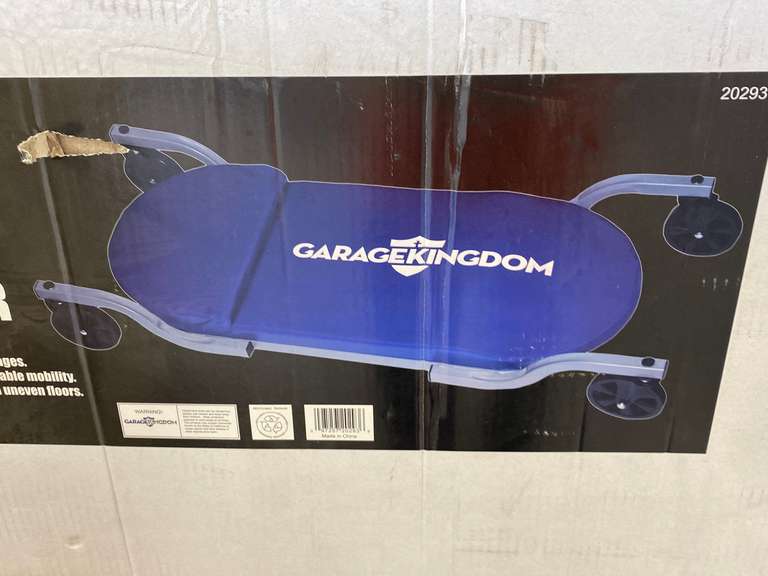 Garage Kingdom Low Profile Wide Body Creeper Jardine Auctioneers