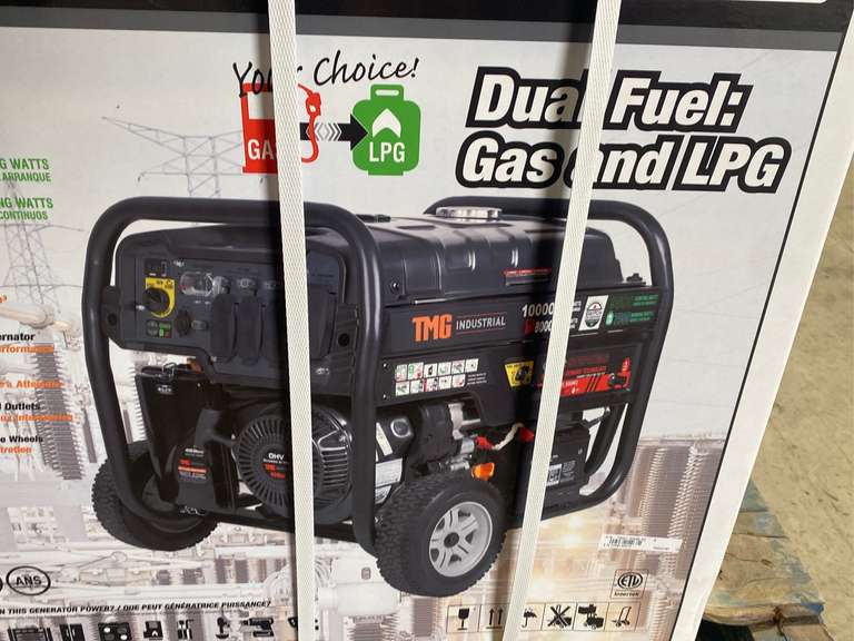 10000W Dual Fuel Generator Jardine Auctioneers