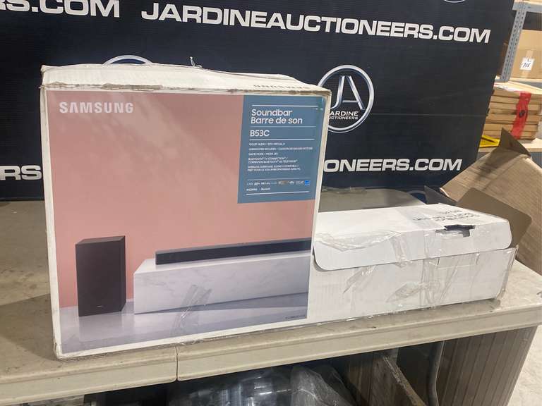Samsung B53 Soundbar (open box) Jardine Auctioneers