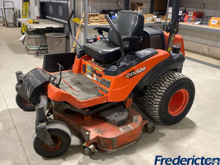 KUBOTA ZD 326 ZERO TURN MOWER Jardine Auctioneers