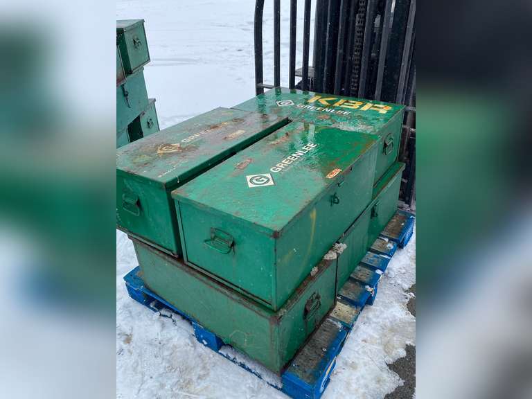 6 Greenlee Job Boxes Jardine Auctioneers