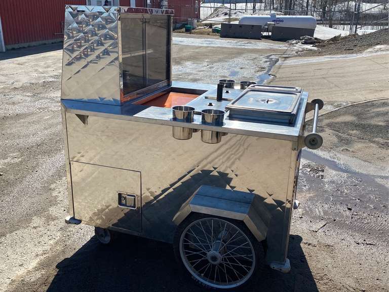 Stainless Steel Hot Dog Cart Jardine Auctioneers