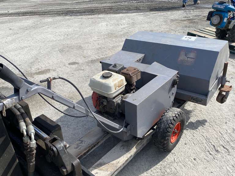 York Rakes Walk Behind Parking Lot Sweeper Jardine Auctioneers