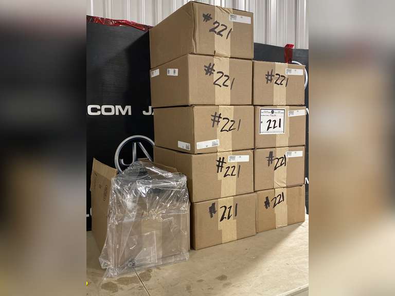 10 Plastic Wall Display Racks Jardine Auctioneers