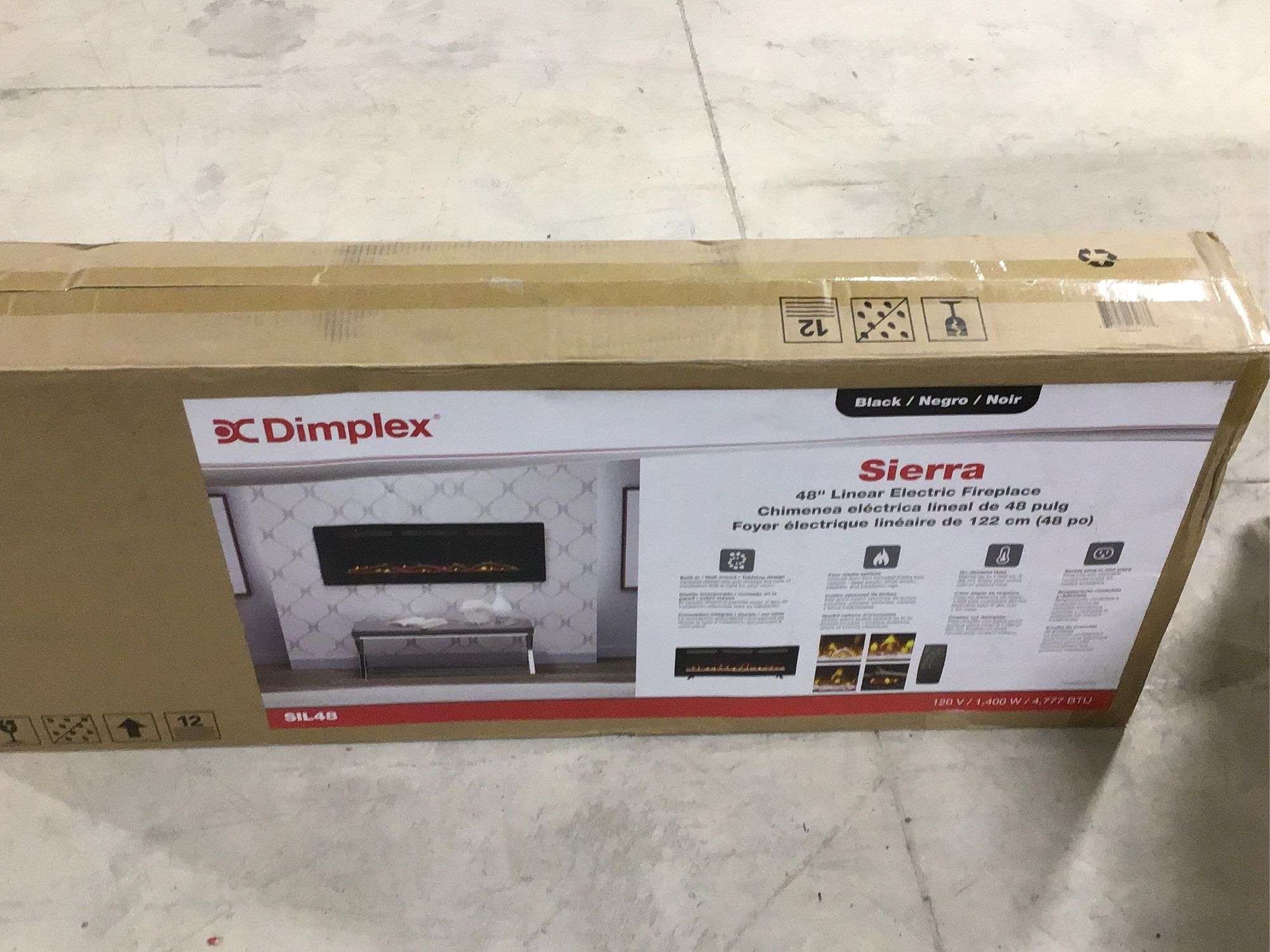 Dimplex Sierra 48” Linear Electric Fireplace - Jardine Auctioneers