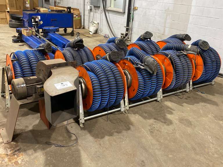 Nederman Exhaust Hose & Reel System with Exhaust Motor (10pcs) 3