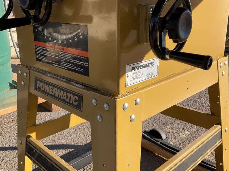 Powermatic 64 A tablesaw - J&J Auctioneers LLC