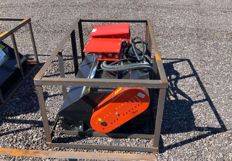 AGROTK Excavator Brush Flail Mower J&J Auctioneers LLC