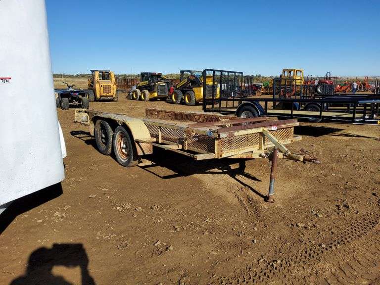 Bumper Pull Utility Trailer J&J Auctioneers LLC