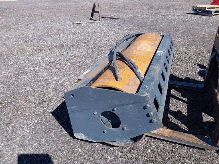 TMG Skid Steer Vibratory Roller J&J Auctioneers LLC