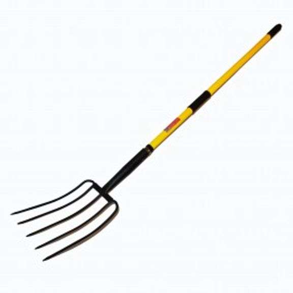 GARDEN PITCHFORK 5 TINES LONG F.G HANDLE J&J Auctioneers LLC
