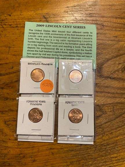 thumbnail image 2 of Lincoln Bicentennial Cent Set – 2009 P&D Mint Rolls (8 Coins) + 2010 P&D (2 Coins) 2 of 5