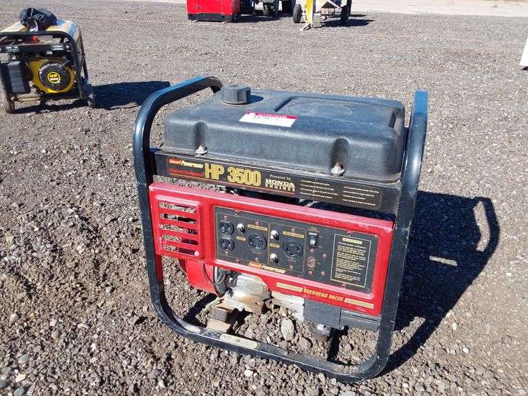 Coleman 3500 Generator J&J Auctioneers LLC