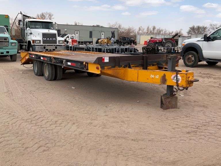 1983 Belshe T/A Pintle Hitch Equipment Trailer J&J Auctioneers LLC