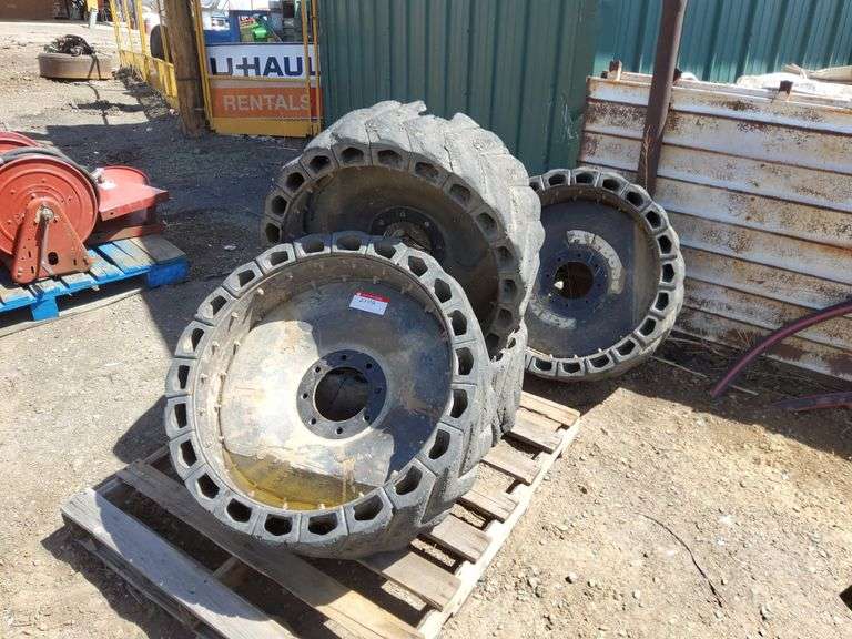 Qty 4 Skid Steer Wheels Trinidad CO J&J Auctioneers LLC