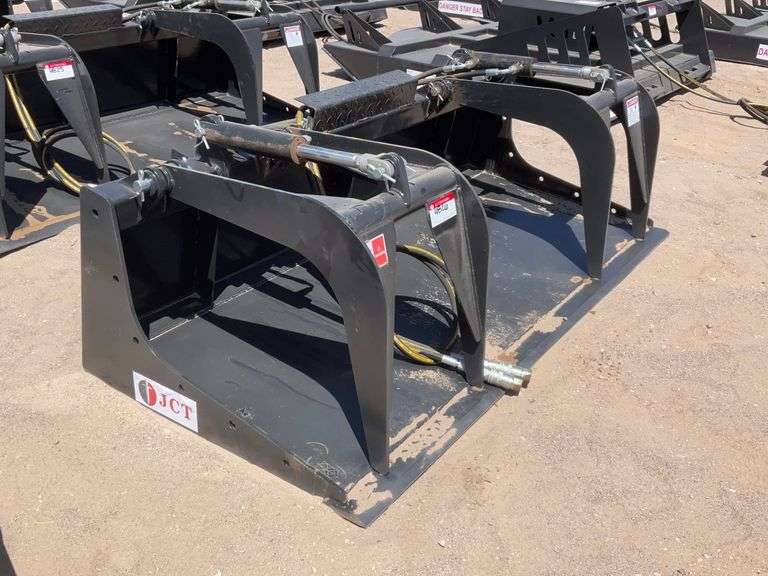Skid Steer JCT Grapple Bucket Attachment J&J Auctioneers LLC