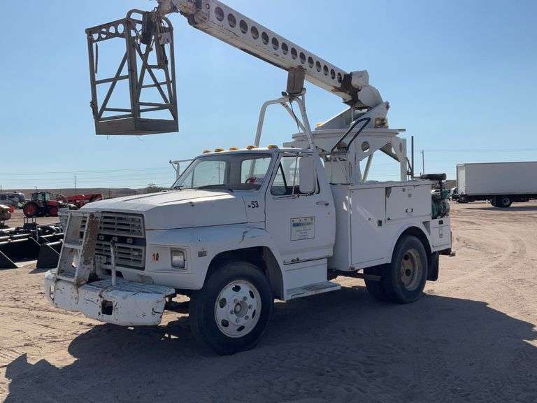 1980 Ford F600 Bucket Truck Frame w/ Parts NO Title Albuquerque NM