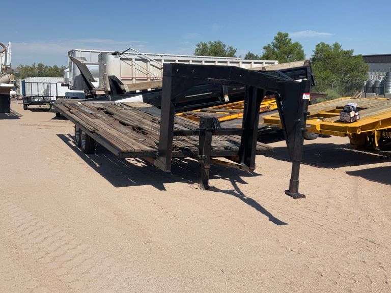 Shop Built Gooseneck Utility Trailer Frame Albuquerque, NM J&J