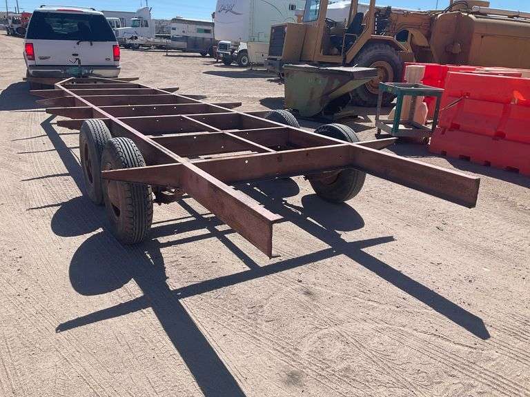 29ft Flatbed Trailer FrameAlbuquerque, NM J&J Auctioneers LLC