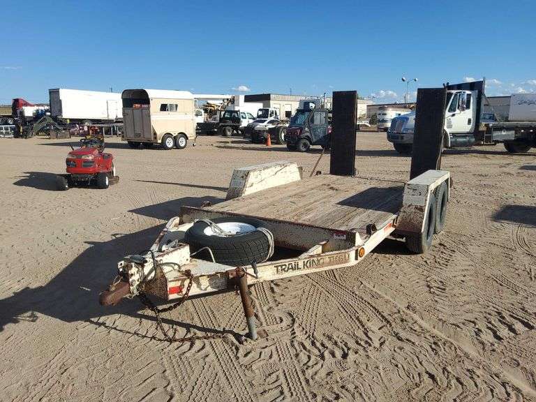 12ft Equipment Trailer FrameNo TitleAlbuquerque, NM J&J Auctioneers LLC