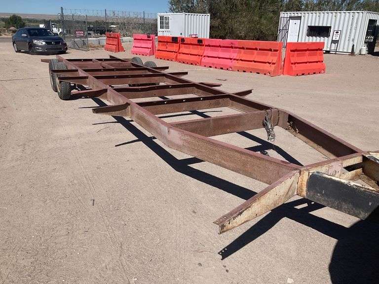 29ft Flatbed Trailer FrameAlbuquerque, NM J&J Auctioneers LLC