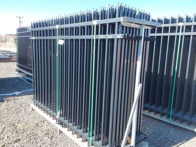 Qty 20 Sections Site Fence Albuquerque, NM J&J Auctioneers LLC
