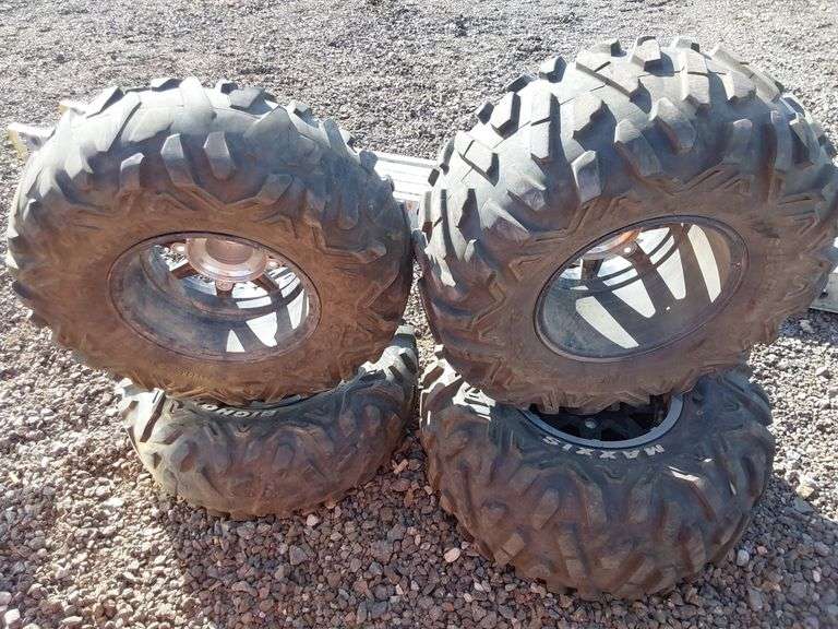 Qty (4) Polaris UTV Tires and Rims Albuquerque NM J&J Auctioneers LLC