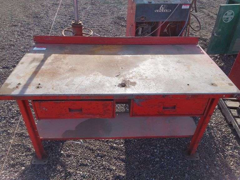 Steel Work Bench J&J Auctioneers LLC