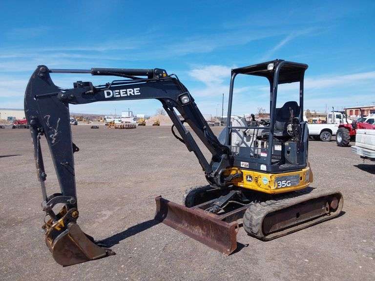 2015 John Deere 35G Mini Excavator J&J Auctioneers LLC