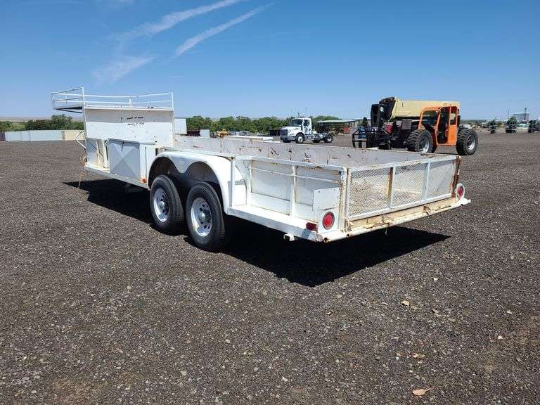 20ft HMDE GN T/A Equipment Trailer Frame J&J Auctioneers LLC