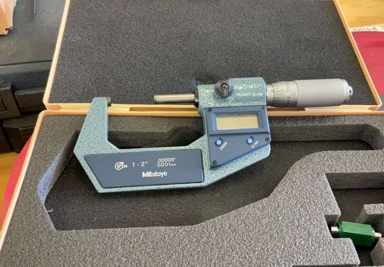 Mitutoyo Digital micrometer J&J Auctioneers LLC