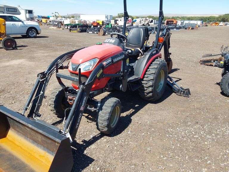 2018 Yanmar SA24 4X4 Mini Loader Backhoe J&J Auctioneers LLC