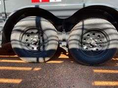 NEW 2024 Circle W 16' Bumper Pull Stock Trailer