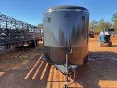 NEW 2024 Circle W 16' Bumper Pull Stock Trailer