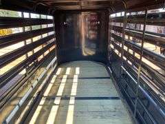 NEW 2024 Circle W 16' Bumper Pull Stock Trailer