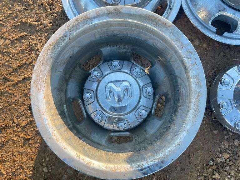 (4) Dodge Dually Chrome Wheel Simulators