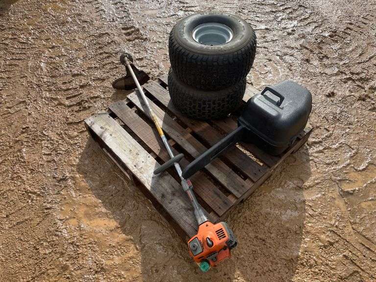 Pallet of Lawn Equipment